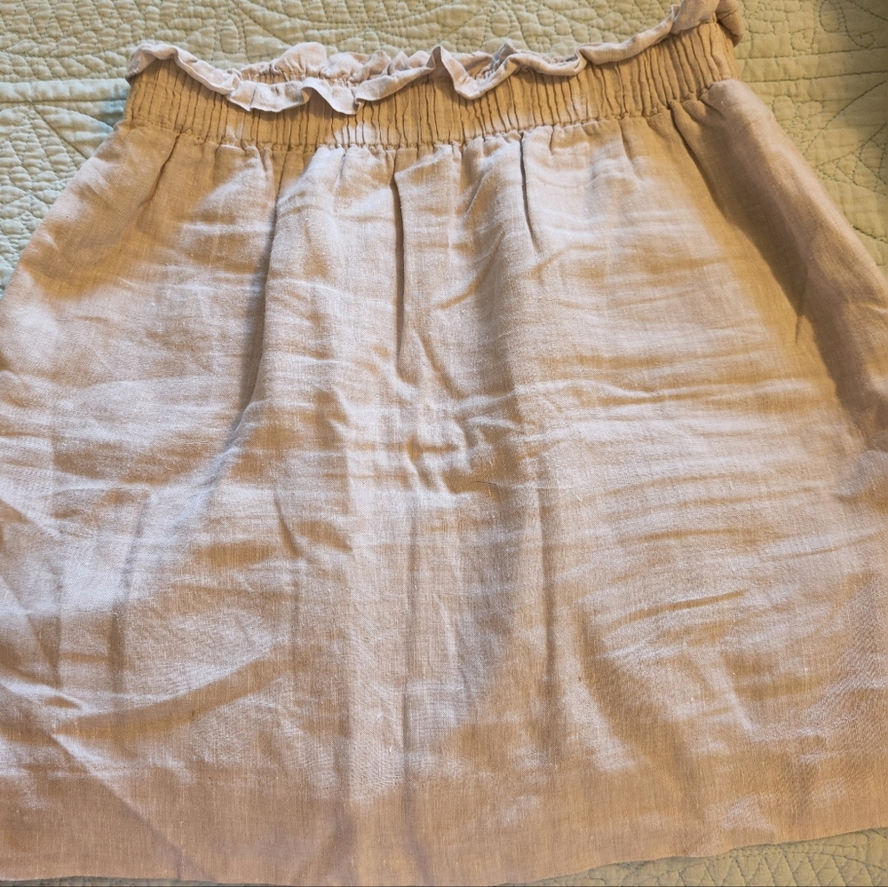 JCrew linen skirt